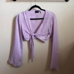 Lilac sily soft blouse